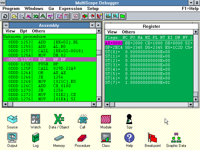 Multiscope 2.01-C7 for Windows - Debug